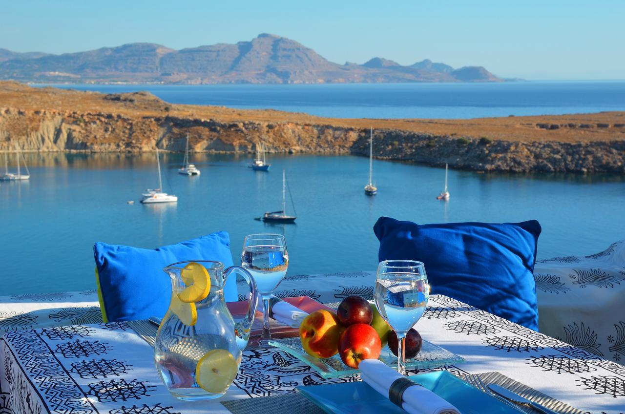 Villa Melenos Lindos Экстерьер фото